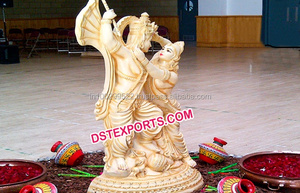 Estatua de elefante de fibra de bienvenida para boda, estatua de elefante de gran fibra de decoración para entrada de boda - Product Image 6