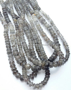 Rutilado Natural negro verdes cuentas bajo precio tamaño 4 mm a 7 mm - Product Image 2