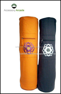 Indian Manufacture Custom Logo Yoga Mat Carry Bag Private Label Cotton Material - Product Image 5