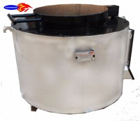 Nouveau four à résistance électrique à haute vitesse de fusion avec creuset en carbure de silicium pour la fusion des métaux non ferreux, modèle 100 pour usine de fabrication