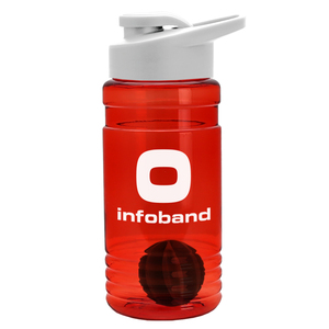 ขวดเชคเกอร์ Tritan ทำจากอเมริกา,พร้อมฝาปิดแบบใช้เครื่องดื่มผ่านฝา BPA ฟรีมีบอลผสมและมาพร้อมกับโลโก้ของคุณ - Product Image 3