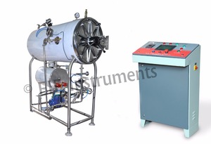 Sterilizzatore a vapore cilindrico <span class=keywords><strong>Autoclave</strong></span> orizzontale di potenza elettronica completamente automatica - Product Image 1