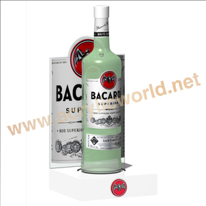 floor standing led single wine bottle display /liquor bottle led display wine display counter - Product Image 3