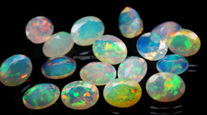 Pierre précieuse d'opale éthiopienne véritable Rainbow Flashy Opale éthiopienne bien polie pierre taillée à facettes au prix de gros - Product Image 3
