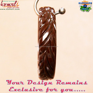 ไม้เลื้อยแกะสลักกำไลขายส่งวินเทจเครื่องประดับสร้อยข้อมือกำไลข้อมือ - Product Image 3