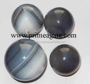 Lo último en bolas de ágata con bandas de piedras preciosas de alta calidad | Exportaciones de ágata de primera calidad | India - Product Image 6