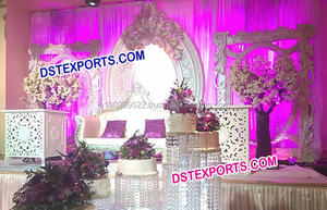 Escenario para Recepción de Bodas, Elegante Panel de Fibra para Decoración de Fondo, Decoración para Ceremonia de Boda India, Evento en Massachusetts - Product Image 3