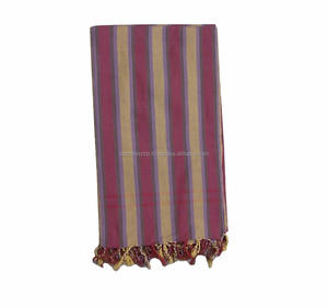 2019 แฟชั่นชายหาดห่อผ้าซิ่นพิมพ์สีสันสดใส Pareo ยาวพู่ผ้าซิ่น Pareo และผ้าซิ่น 38 รูปแบบผู้ส่งออกในอินเดีย - Product Image 5