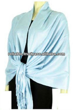 ชุด6ชิ้นสีล้วนผ้าแคชมอสแบบยาวหรูหรามีสไตล์สำหรับฤดูร้อน - Product Image 2