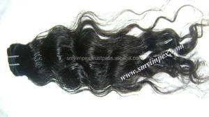 100% Cuticule Complète Brute Non Transformée Processus Naturel Vierge Remy Indien Deep Wave Extension de Cheveux avec Style Curl Italien - Product Image 5