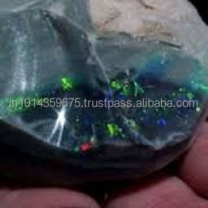 
 
 
 Ópalo Negro Premium en Bruto, Piedras Preciosas Naturales Sin Tratar al por Mayor QAZ134, Origen India, Certificado por Terceros para Joyería - Product Image 3