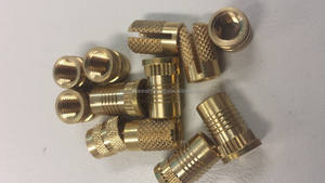 M2 Laiton moletage Insert Écrou Grande Qualité Fixation Prix Raisonnable Facilement Disponible De L'exportateur et Le Fabricant - Product Image 2