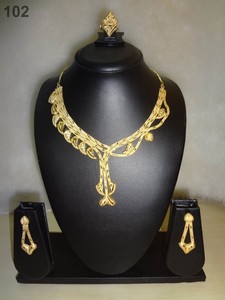 สร้อยคอจี้ทองสไตล์แอฟริกันของขวัญเครื่องประดับทองสีเหลืองสำหรับงานแต่งงานงานปาร์ตี้หรือวันครบรอบ - Product Image 1