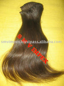 Pelo remy sin procesar de la India, extensión de cabello en forma de templo, producto en oferta - Product Image 3