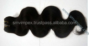 El cabello humano indio Remy sin procesar más popular 100% cabello indio Virgen al por mayor, la mejor extensión de cabello crudo libre de caída 100%, - Product Image 3