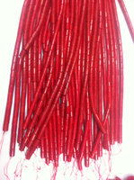 Perles de pierres coralliennes
