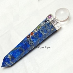แท่งหินธรรมชาติเจ็ดจักระสำหรับบำบัด ขายส่ง ขนาด 5-10 นิ้ว - Product Image 1