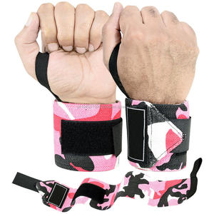 Sangles de poignet de gymnastique de levage de puissance de musculation personnalisées accessoires d'équipement de fitness confortables pour aider à la traction de poids - Product Image 1