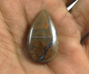 หินธรรมชาติหินโอปอล17X30มม. ลูกแพร์ Cabochon 4.30 Gms พลอยสำหรับเครื่องประดับ IG0538 - Product Image 3