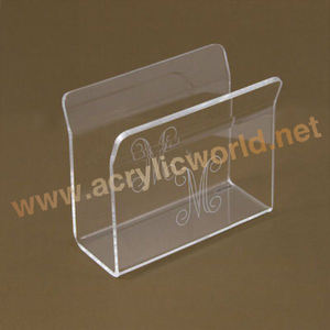 Caja de pañuelos de acrílico rojo, alto pulido, estante para servilletas - Product Image 5