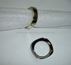 Porte-serviettes en laiton fait main moderne, écologique, vintage, pour la maison, l'hôtel, le restaurant, les mariages, les fêtes, décoration de table, luxe - Product Image 2