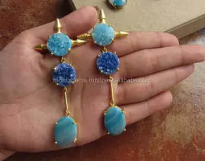 กระดุมเม็ดกลมแบบยาวห้อยทำด้วยมือสำหรับงานปาร์ตี้ฉลองวันครบรอบของขวัญที่ดีทำจากโลหะผสม - Product Image 1