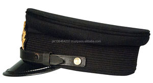 Wholesale Fashion Winter OEM Custom Requirement Logo 100% Wool Fabric WW2 German Visor Hat - Product Image 3