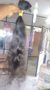 Pelo indio precio al por mayor. Mejor textura impresionante color y suavidad tejido de pelo humano virgen - Product Image 6