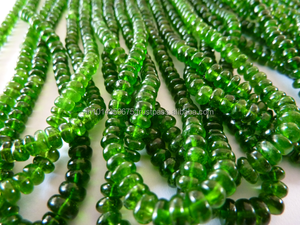 สีเขียวโครเมี่ยม Diopside พลอยวัสดุหินธรรมชาติผลิตและอุปทานขายส่งหิน - Product Image 3