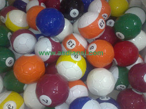 ชุดฟุตบอลสนุ๊กเกอร์หนังแฮนด์เมด16ชิ้นใหม่ประกอบด้วยลูกบอลแฮนด์บอลสำหรับฝึกซ้อมกีฬา - Product Image 4