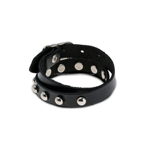 กำไลข้อมือหนังถักสไตล์พังก์วินเทจแบบปรับได้ ทำมือ รับทำโลโก้ตามสั่ง (OEM) แฟชั่นโซ่หนัง ของขวัญสำหรับเด็ก - Product Image 1