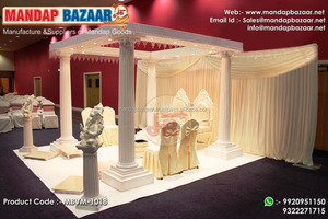 Modèle de lieu de mariage indien traditionnel en résine Vidhi Mandap à motifs pour les mariages - Product Image 4