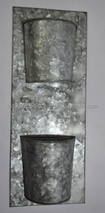 Dernier design simple de style américain pour l'intérieur de la maison, jardinières murales en étain galvanisé, marque IHA, pot de sol pour fleurs - Product Image 2