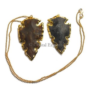 Collar con puntas de flecha antiguas de ágata - Product Image 3