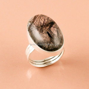 แหวนพลอยเงินสเตอร์ลิง925เครื่องประดับเงินโบราณทำจากธรรมชาติเครื่องประดับสำหรับงานแต่งงานที่ดีจากผู้จำหน่ายที่มีชื่อเสียง - Product Image 1