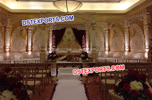 Escenario de boda victoriano, pilares romanos, escenario de boda - Product Image 2