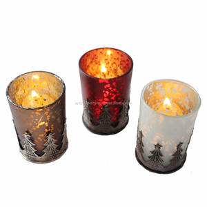 Bougeoir en verre pour la maison - Product Image 1