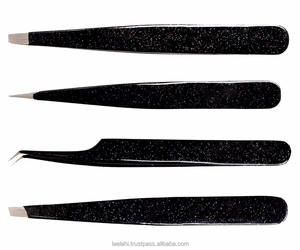 Kit d'épilation durable 2026 pour sourcils et poils du visage – Pinces à épiler en acier inoxydable courbées et pointues pour l'élimination des poils incarnés et des sourcils - Product Image 2