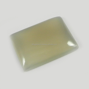 Calcedonia Gris, Cabujón Rectangular de 21x29mm, Gema - Product Image 1