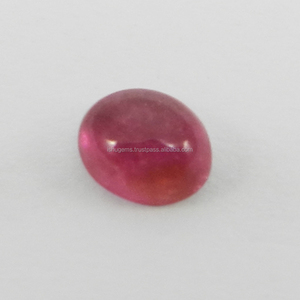 Turmalina Rosa Natural 4x4,90, cabujón ovalado de 0.40Cts, Gema IG4788 - Product Image 2