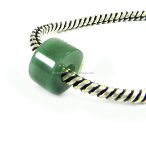 Aventurine verte naturelle 14x8x4.5mm, pneu lisse, grandes pierres précieuses, perles à gros trous, IG0096 - Product Image 3