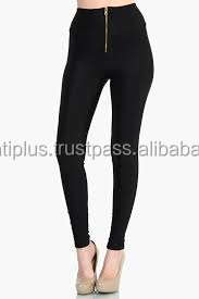 custom <b>Zipper</b> <b>leggings</b> for women - Product Image 4