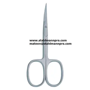 Cutícula Tesoura Curva (Multipurpose Cutícula Manicure Cutícula Ponta Fina Extra Longa Lâmina Fina Lâmina Profissional Tesoura Curva