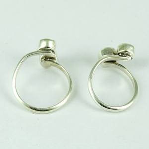 Anillos de plata de ley 925 con punta de zirconia cúbica, joyería en línea de diseño antiguo, color blanco y rojo - Product Image 3