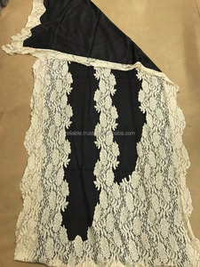 New Cashmere <b>Pashmina</b> with Lace Work Super Soft for Women Ladies High Fashion Shawls Lace Shawl Decorated <b>Scarf</b> - Product Image 2