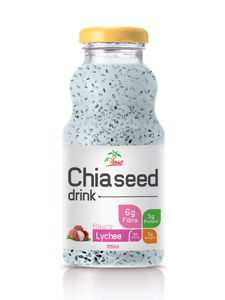 Boisson aux graines de chia saveur litchi 250 ml - Product Image 2