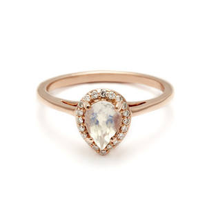 แหวนเงินแท้สเตอร์ลิงทรงมูนสโตนขนาดใหญ่แบบขายส่ง สำหรับงานแต่งงาน งานหมั้น ของขวัญ งานเลี้ยง หรือวันครบรอบ - Product Image 4