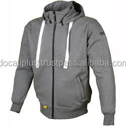 Sudaderas con capucha de lana de poliéster 100% para hombre, OEM personalizado, impermeable y anticontracción, método de tejido de punto, diseño forrado - Product Image 5