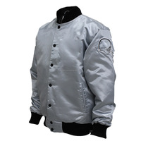 Chaqueta Bomber Varsity de Satén Personalizada Nueva de 2017, Chaquetas de Béisbol de Satén al por Mayor
