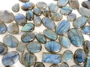 Cabujones de labradorita AAA de grado de alta calidad, piedras preciosas naturales, Flash azul, tamaños calibrados de potencia (5-30mm) para la venta de joyería - Product Image 3